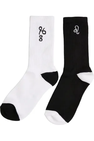 Mister Tee Leo Zodiac 2-Pack Sokken - 43/46 - /Wit