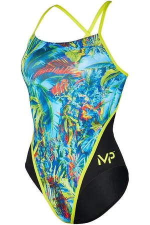 Michael Phelps Oasis RB - Badpak - Dames - 30 - Multicolor/Zwart