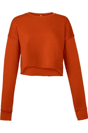 Bella + Canvas Bella + Canvas Dames/Dames Uitgesneden Bemanningsvlies Top