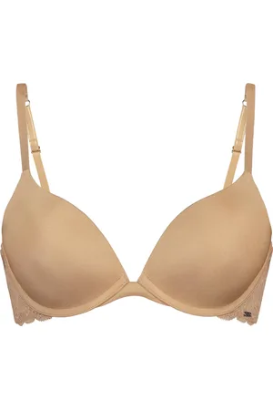 Hunkemöller Push-up BH Angie plunge fit - beige - Maat D75