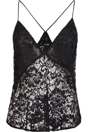 IRO • zwarte kanten top Telie • maat 34