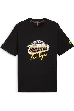 FERRARI Scuderia Special Edition Las Vegas GP T-Shirt -L - Charles Leclerc - Carlos Sainz - PUMA 2023 - Formule 1