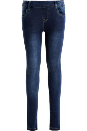 NAME IT Broek Nkfpolly Skinny Dnm Legging 1182-to 13165980 Dark Blue Denim Dames Maat - W98