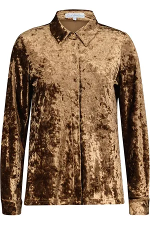 Red Button Bobie crushed velvet