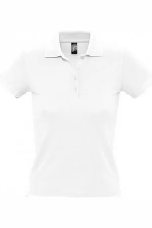 AWDis SOLS Vrouwen/dames Mensen Pique Korte Mouw Katoenen Poloshirt