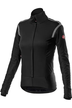 Castelli Fietsjack Lange mouwen Rain or Shine Dames - Alpha RoS 2 W Jacket Light Black - S