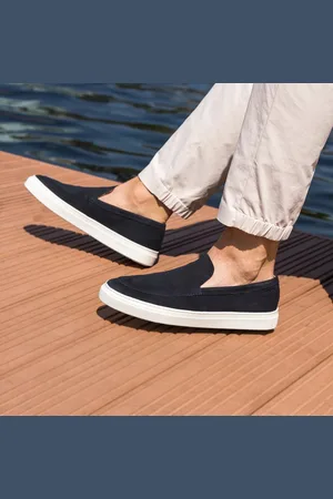 Omnio Malton Loafer Super Blue Suede