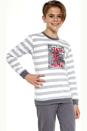 Cornette Katoenen Pyama Jongens | Lange Mouw Lange Broek | Winter Pyjama Jongens | State Of Mind 268/119 134/140