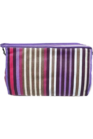 Vagabond Toilet-& Make-up tasje "Purple Patch" 4616 - afmeting: 18 x 2 x 12 cm.