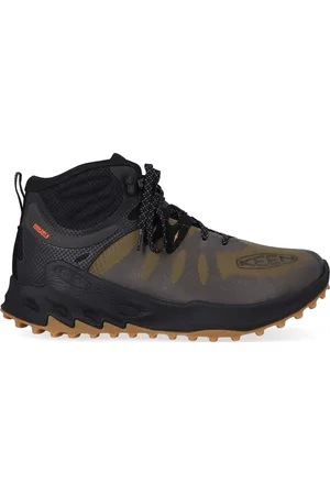 Keen Zionic Mid Heren Wandelschoenen Dark Olive/Scarlet Ibis - Maat 46