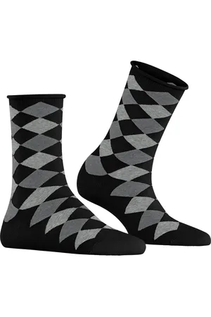 Burlington Sandy damessokken - zwart (black) - Maat: 36-41