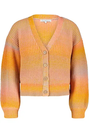Red Button Vest SRB4225 Degrade stripe - Manderin