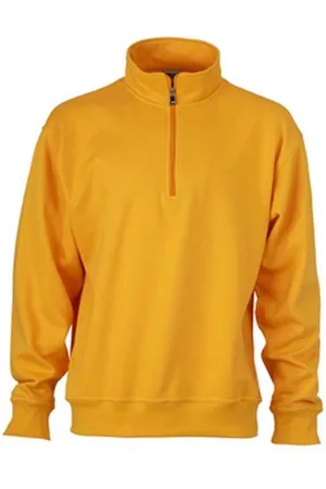 James & Nicholson James and Nicholson Uniseks werkkleding Half Ritssweatshirt