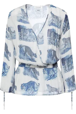 Silvian Heach • witte blouse met katten • maat 36 (IT42)