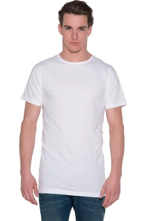 Alan Red T-shirts Derby, extra lang (2-pack), O-hals