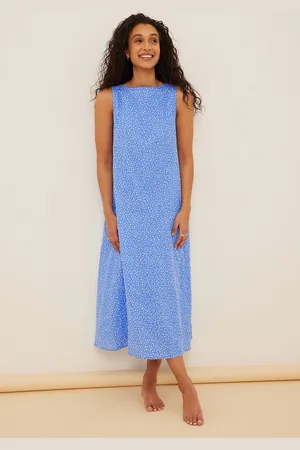 NA-KD Organic Open Back Midi Dress Jurken Dames - Kleedje - Rok - Jurk - - Maat 34