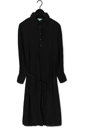 Minus Lasina Solid Shirtdress Jurken Dames - Rok - Jurk - - Maat 36