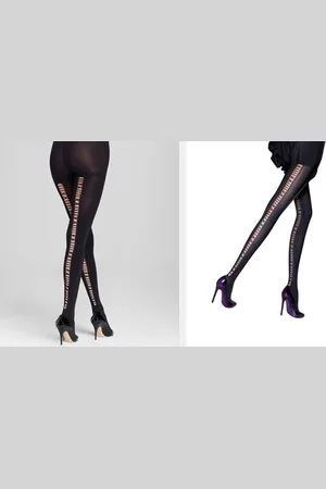 Aristoc Panty - Fashion - Dikke - 80 Den. - Ladder Back - S/M - 36/40