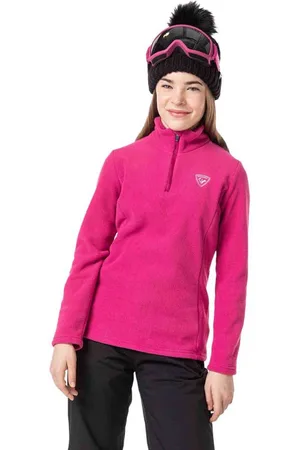 Rossignol Rliyl06 Fleece Met Halve Rits Voor Meisjes Roze 12 Years