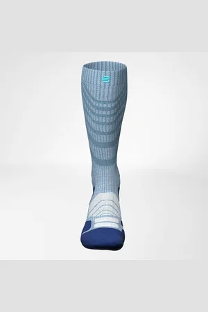 Bauerfeind Outdoor Merino Compression Socks, Women, Sky Blauw, 35-38, S - 1 Paar