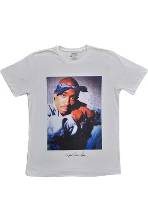 2Pac Tupac - Blue Bandana Heren T-shirt - 2XL