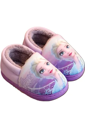 Disney Frozen pantoffels - sloffen bont - pluche - hoog - - maat 24/25