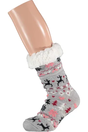Apollo Huisokken kerst dames - Multi - One Size - Sokken kerstmis - Kerstkousen dames - Kerstcadeau dames