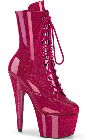 Pleaser ADORE-1020GP Plateau Laarzen, Paaldans schoenen - US 7 - 37 Shoes