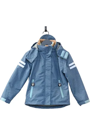 Ducksday Vierseizoensjas met uitritsbare fleece - waterdicht - unisex - Ranger - maat 146/152 - reflectoren - ski - recycled polyester - fleece jacket