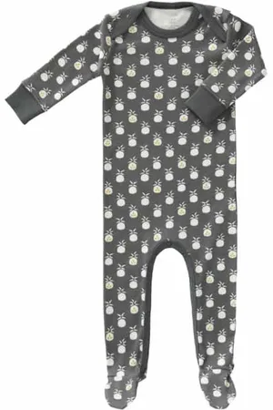 Fresk Pyjama met voetjes Pineapple antraciet