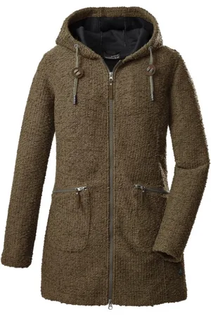 Killtec Dames vest - Dames vest lang - 39009 - gemeleerd - maat 40