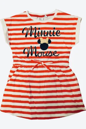 Disney Minnie Mouse jurk/tuniek - gestreept - maat 98 (3 jaar)