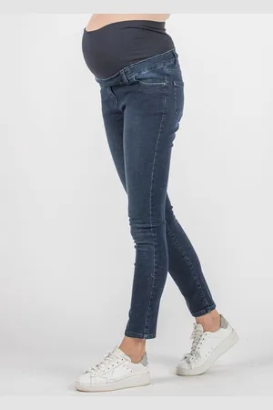 Attesa Super stretch skinny jeans LUCE, zwangerschapsjeans, grijs L