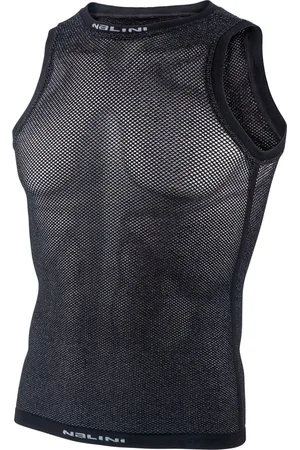Nalini Unisex Ondershirt mouwloos - zweethemd - LOMA Black
