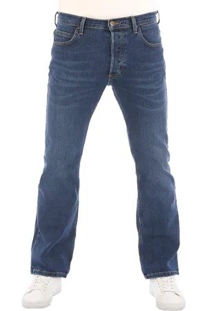 Lee Heren Jeans Broeken Denver bootcut Fit Blauw Volwassenen Denim Jeansbroek