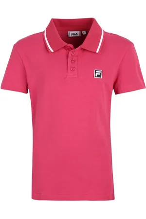 Fila Damen Kurzarmshirt Bernburg Polo Shirt Carmine-M