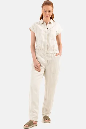 Camel Active Jumpsuit gemaakt van een linnen mix - Maat womenswear-42