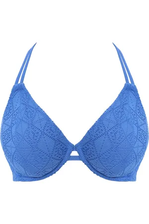 Freya NOMAD NIGHTS UW HALTER BIKINI TOP Dames Bikinitopje - Atlantic - Maat 80G
