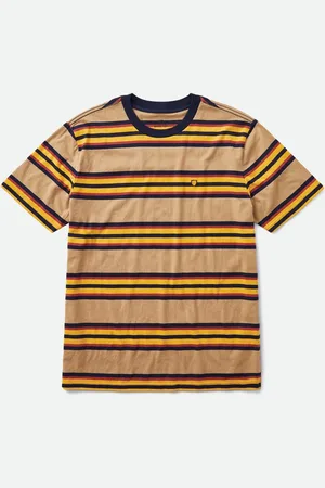 Brixton HILT SHIELD S/S KNIT Heren T-shirt - Maat S