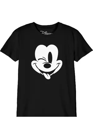 Cotton Division Disney - Mickey Mouse Knipogend T-Shirt voor kinderen - 10 jaar