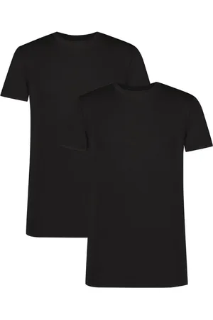 Bamboo Basics Comfortabel & Zijdezacht Ray - Bamboe T-Shirts Ronde Hals (Multipack 2 stuks) Heren - Korte Mouwen - - XXL