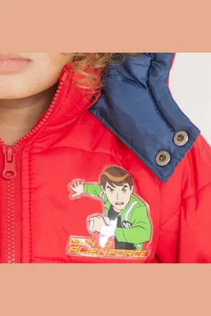 Disney Ben 10 Winterjas Rood-Maat 104