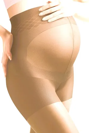 Gabriella Zwangerschapspanty - Premium - /Bruin - 40DEN - Maat: S