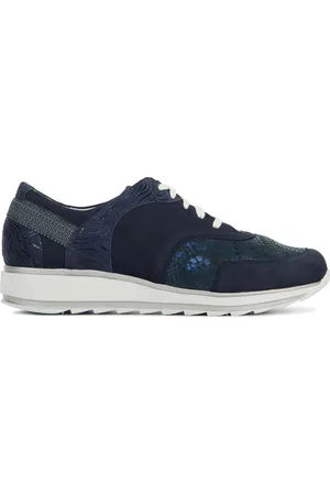 Durea Sneakers Dames - Lage sneakers / Damesschoenen - Leer - 6225 688 - Pythonprint - - Maat 37.5