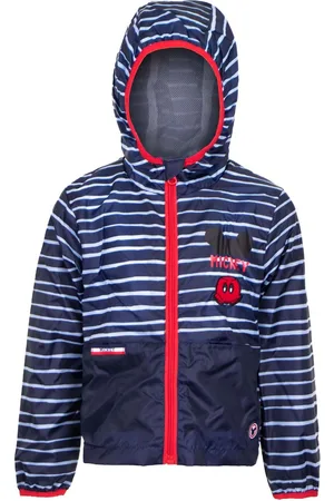 Disney Mickey Mouse Jas - Zomerjas / Regenjas - - Waterafstotend - Met capuchon - Mesh gevoerd - Maat 122/128 (8 jaar)