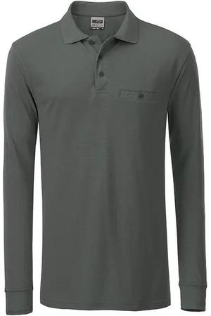 James & Nicholson James and Nicholson Heren Werkkleding Lange Mouwen Zak Polo
