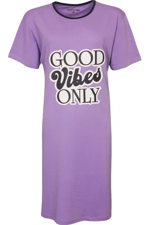 TEMPTATION Dames Nachthemd - Bigshirt - - Maat M
