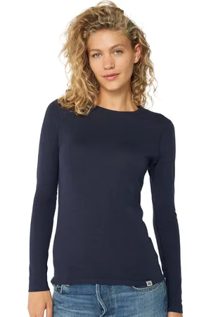 DANISH ENDURANCE Thermo Shirt met Lange Mouwen voor Dames - van Merino Wol - - XL