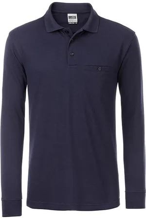 James & Nicholson James and Nicholson Heren Werkkleding Lange Mouwen Zak Polo
