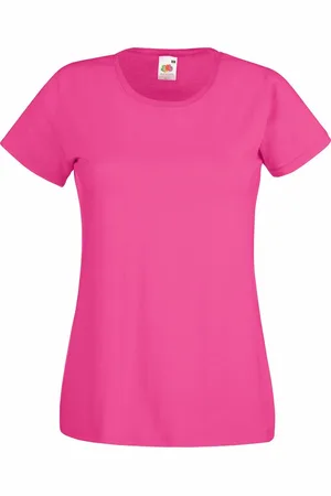 Fruit Of The Loom Dames/vrouwen Lady-Fit Valueweight Short Sleeve T-Shirt (Pak van 5)